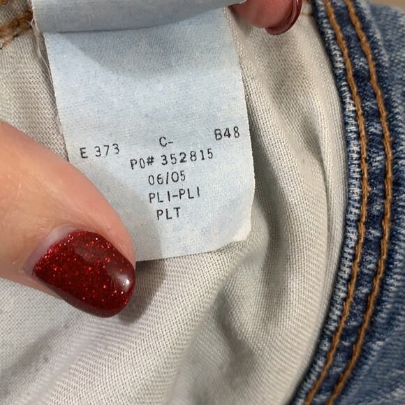 Tommy Jeans Distressed Embroidery Back Flap Pockets Bootcut Jeans - Picture 7 of 8